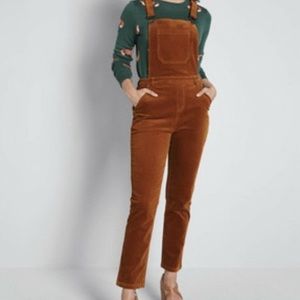 ModCloth corduroy overalls size L
